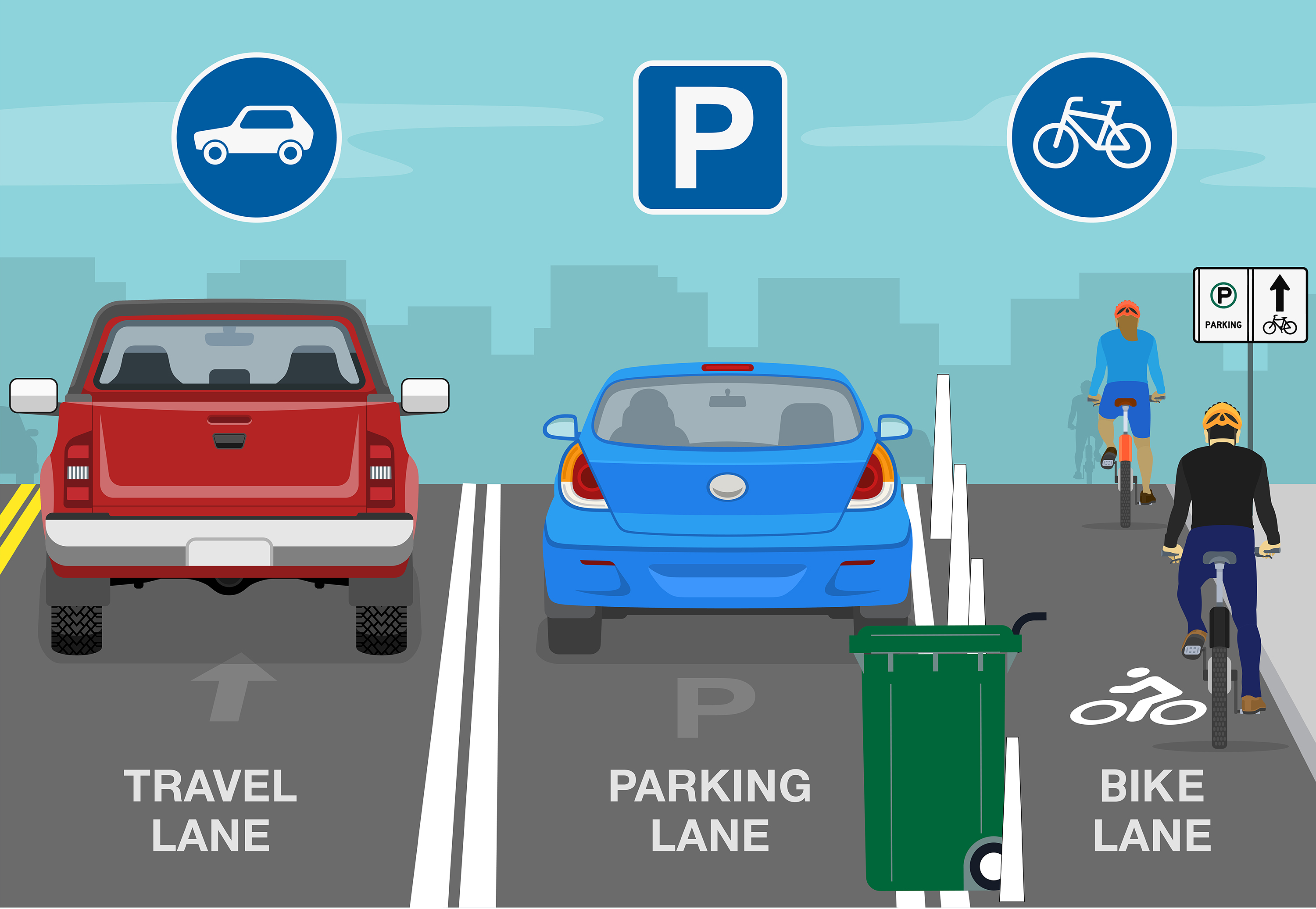 2023 Pine/McCarrey PBL Pilot | Anchorage Protected Bike Lane